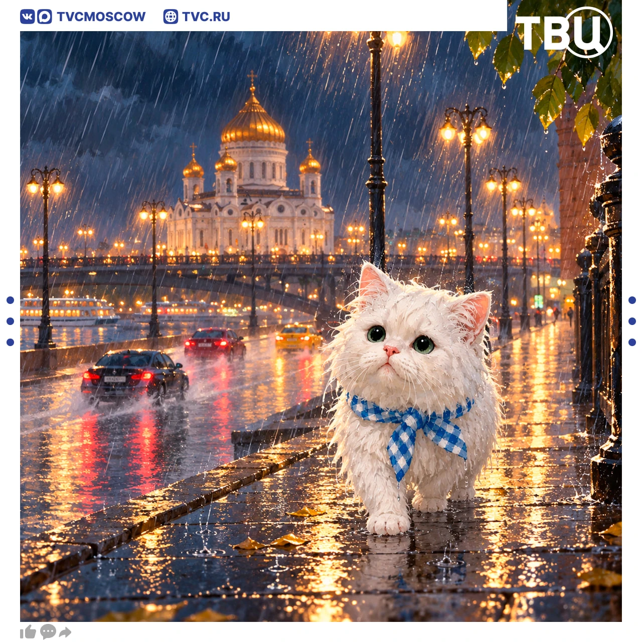 ☔️ Москвичи, скорее бежим домой! На столицу надвигается сильный дождь