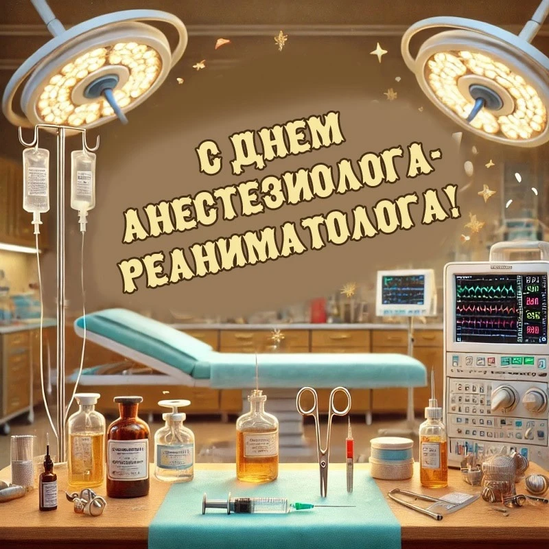 📆16 октября - Всемирный день анестезиолога-реаниматолога