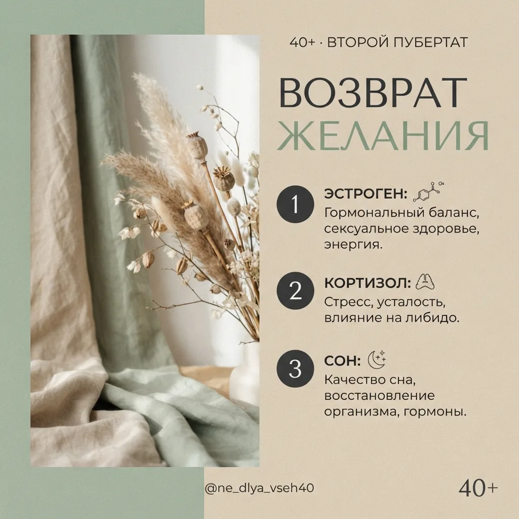 🔥 Секс в 40+: как вернуть либидо и включить «прайм эру»
