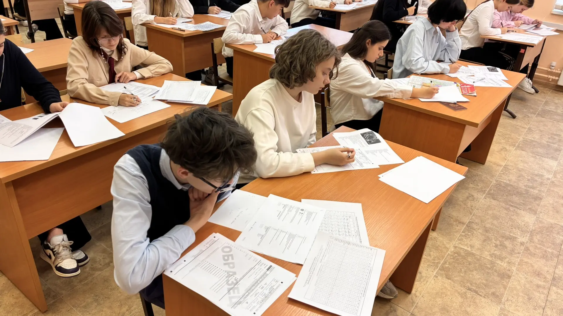 🔔Сегодня девятиклассники пишут пробный экзамен по выбору.