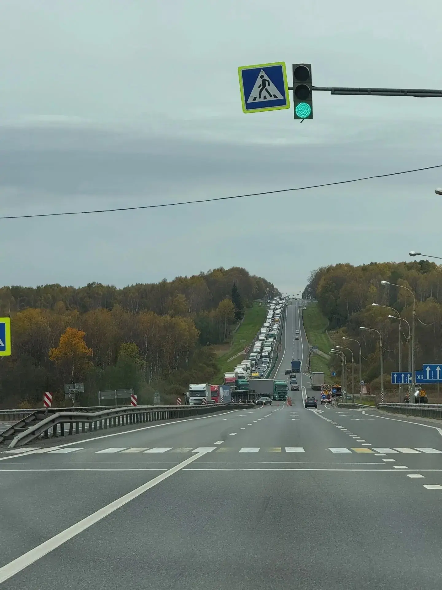 На М1 в Сафоновском районе произошла авария