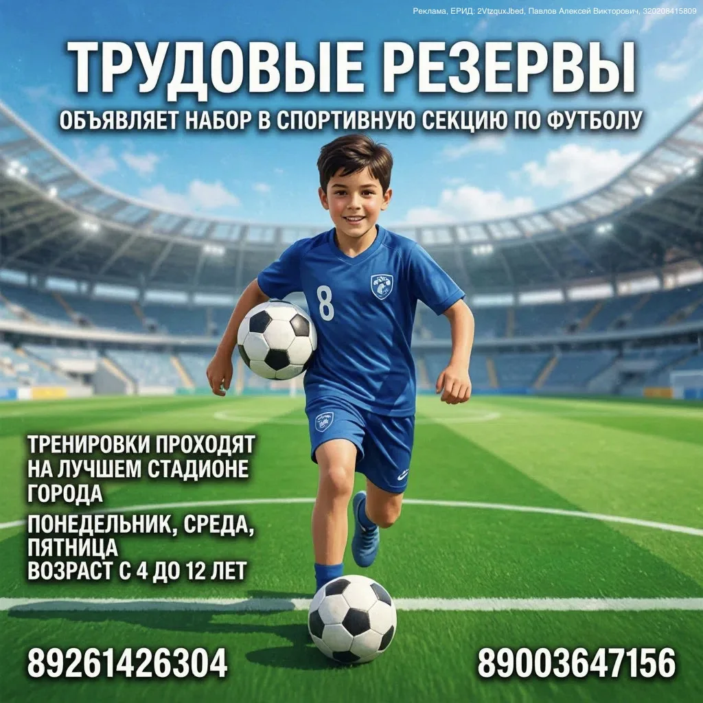 ⚽ «Трудовые резервы»: растим любовь к футболу с 4 лет! ⚽