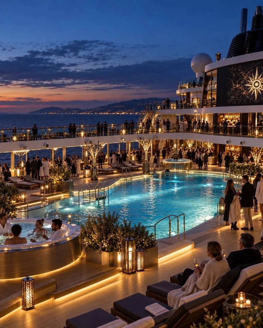 🥂 НОВЫЙ ГОД НА РОСКОШНОМ ЛАЙНЕРЕ MSC WORLD ASIA! 🛳️✨