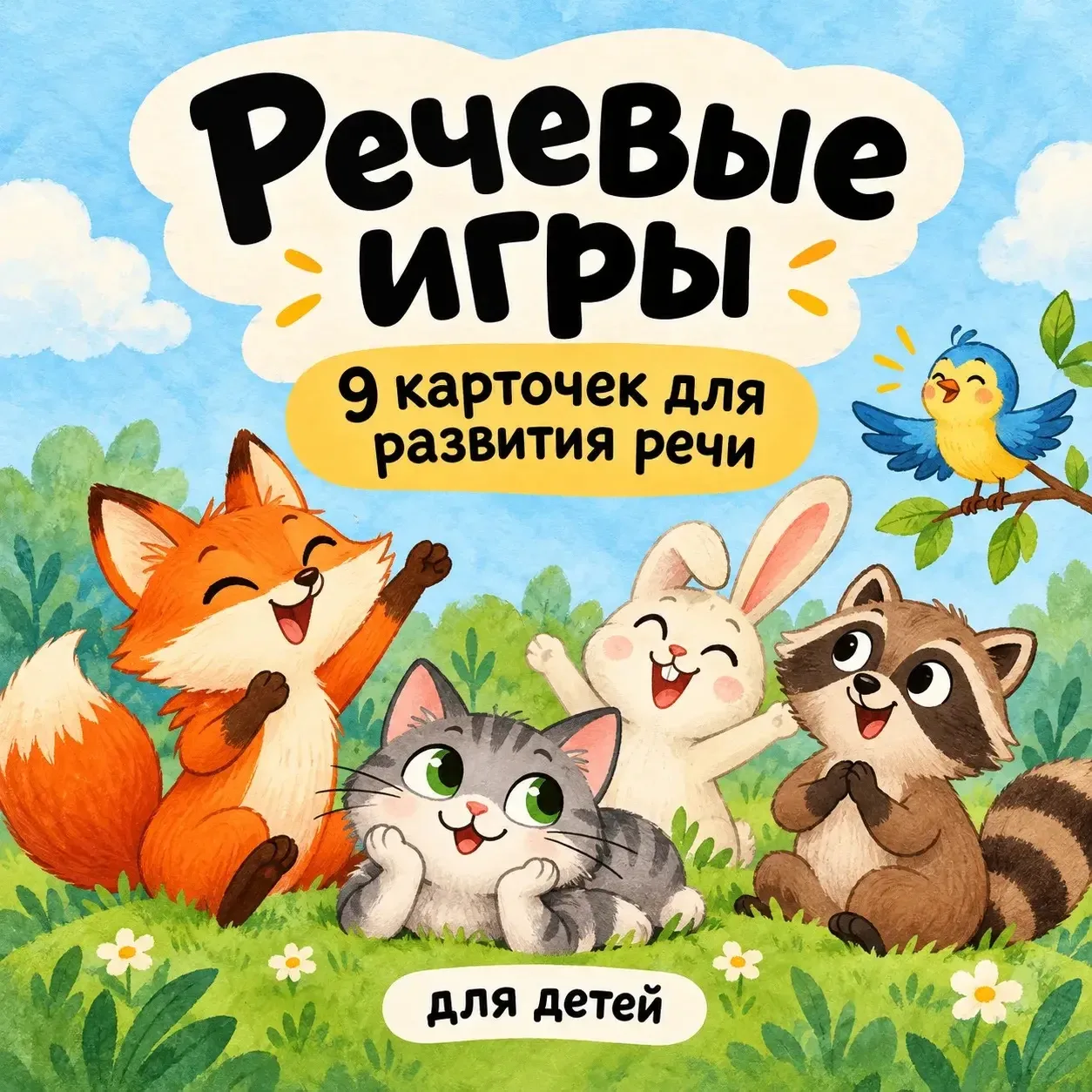 🦊 Речевые игры для дошколят!