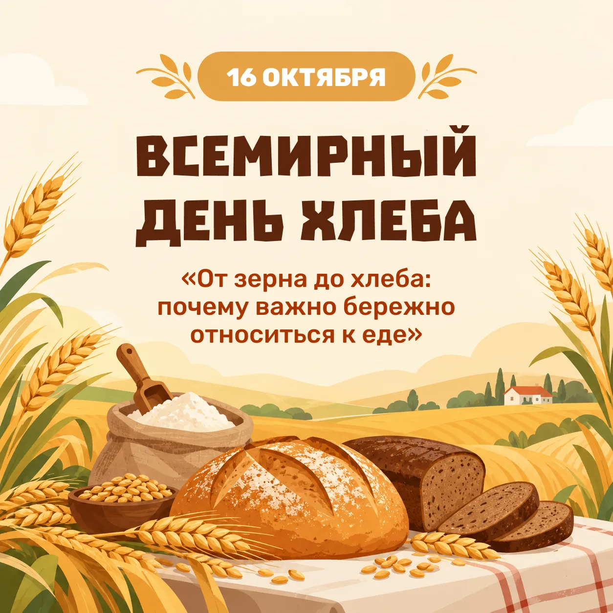 16 октября — Всемирный день хлеба