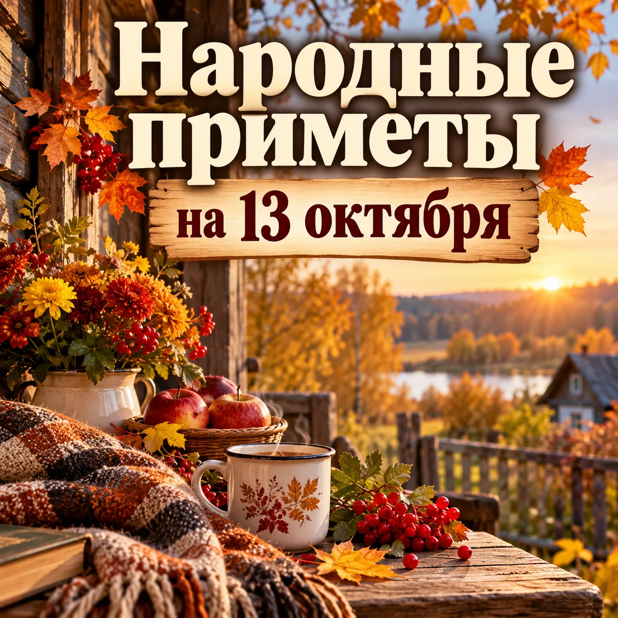 🍂 Народные приметы на 13 октября