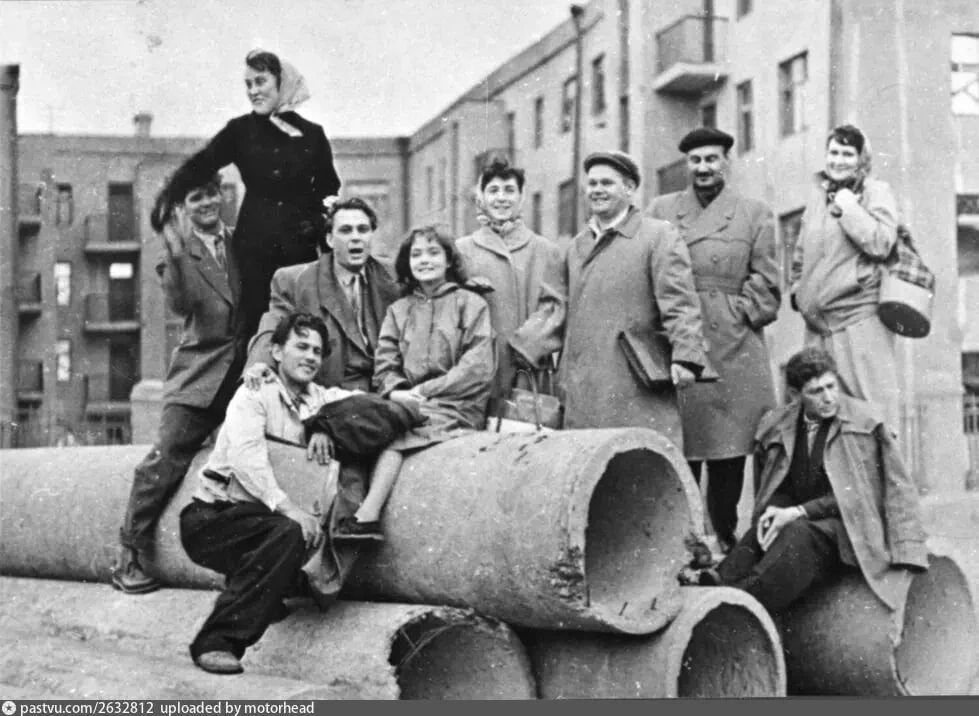 Волочаевская улица. Съёмочная площадка кинокартины "Дом, в котором я живу".
