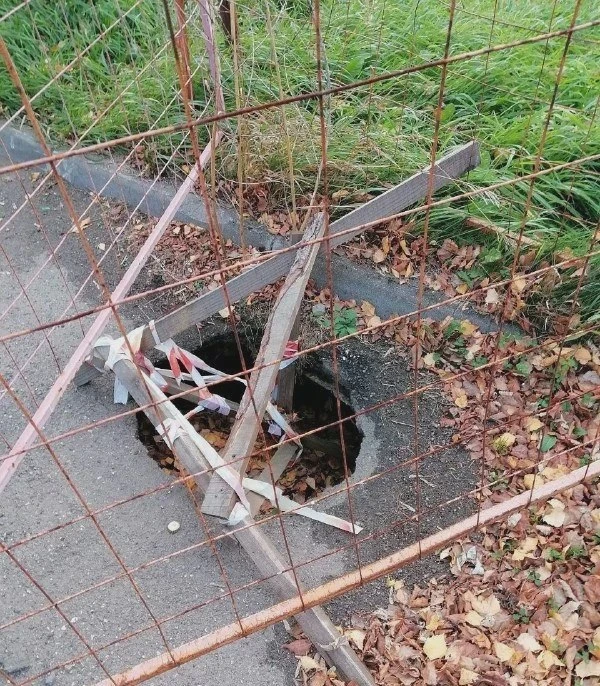 На Клубной не планируют ремонт ямы