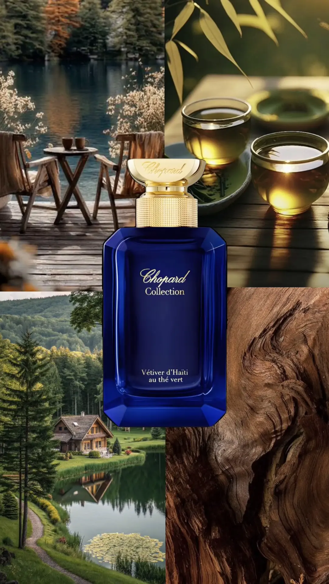 🌿🍵 VETIVER D’HAÏTI AU THÉ VERT CHOPARD — АРОМАТ БЛАГОРОДНОЙ СВЕЖЕСТИ И ТИХОЙ РОСКОШИ