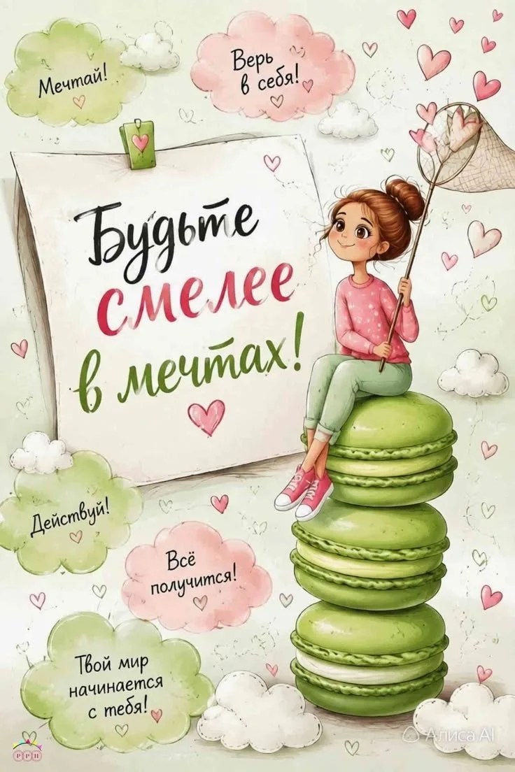 🥰 Оставляйте реакции, если понравилась открытка и делитесь с близкими ❤️