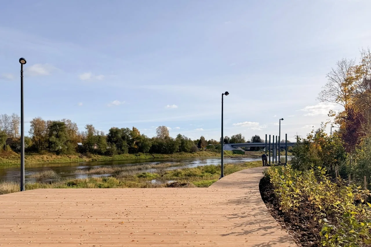 🏞В городе Пестово подходит к концу масштабное преображение набережной реки Мологи