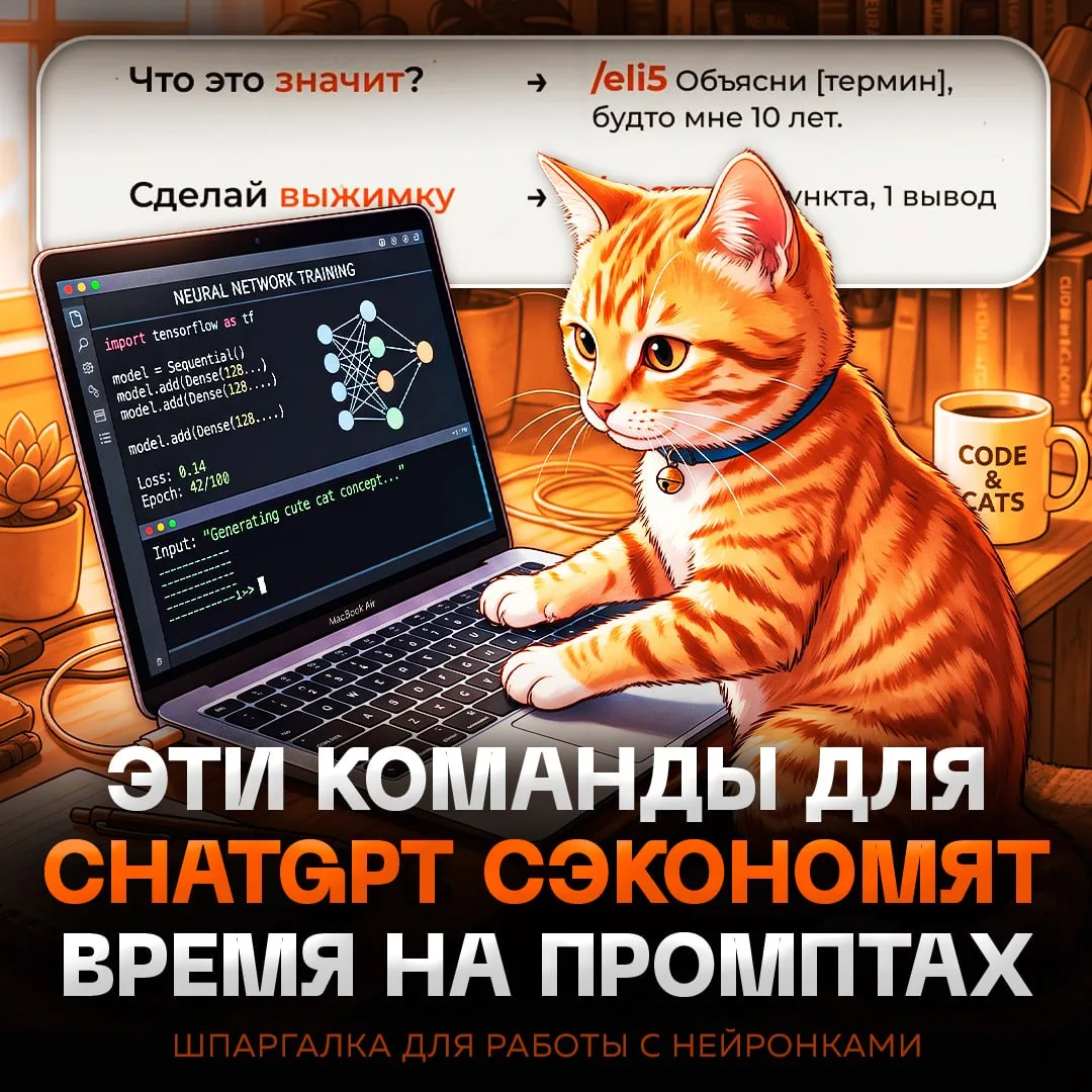 ChatGPT можно заставить работать ЛУЧШЕ с помощью коротких команд — собрали шпаргалку дл...
