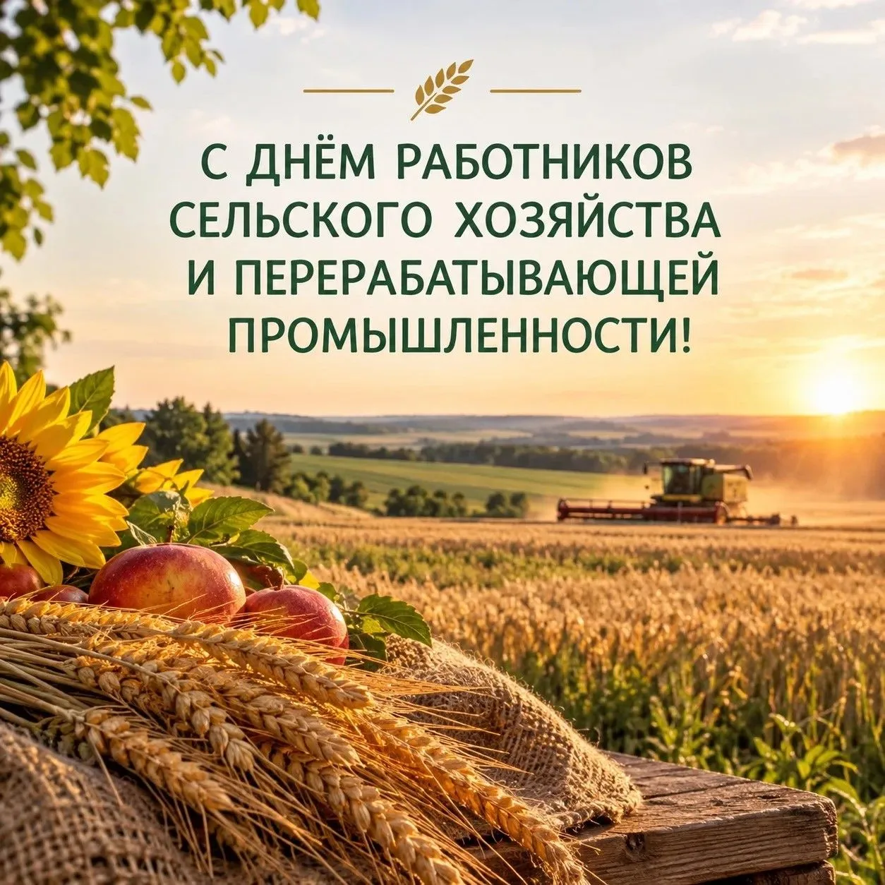 🌻 С ДНЁМ РАБОТНИКОВ СЕЛЬСКОГО ХОЗЯЙСТВА И ПЕРЕРАБАТЫВАЮЩЕЙ ПРОМЫШЛЕННОСТИ!