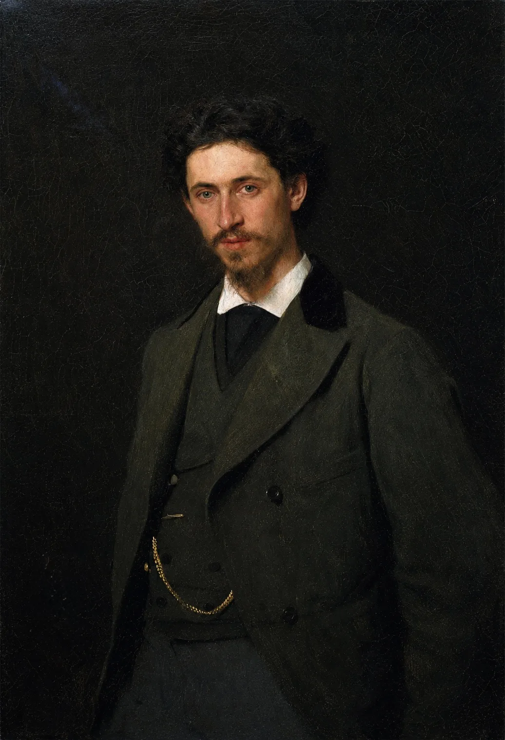 Иван Крамской «Портрет художника Ильи Репина» 1876 г.