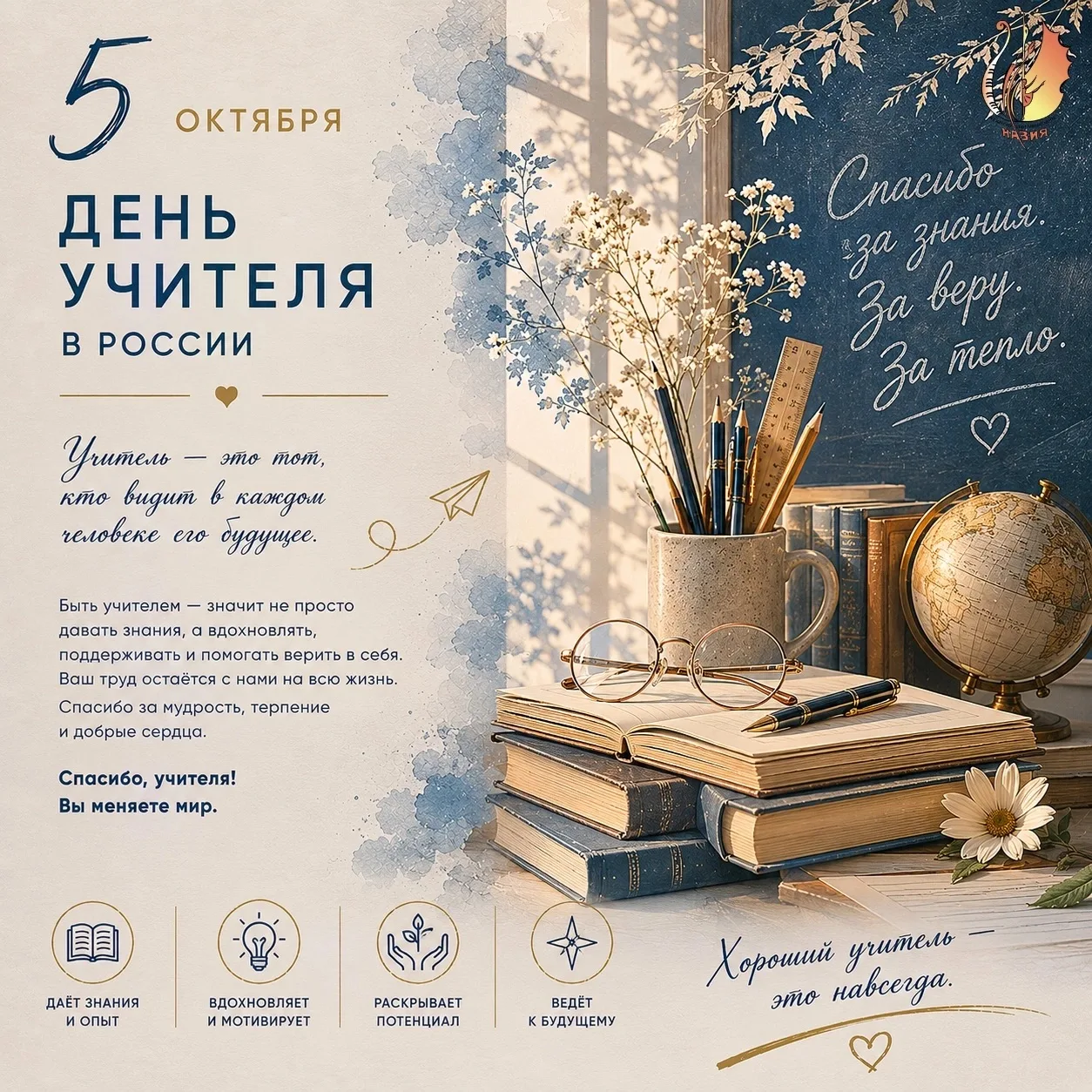 🍁 С ДНЕМ УЧИТЕЛЯ!