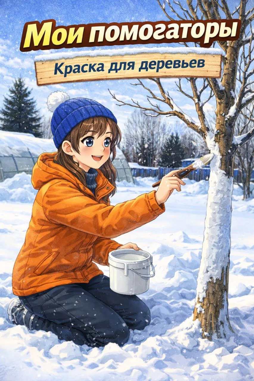 🧹Как-то в феврале зашёл у нас со знакомым – старым садоводом – разговор о побелке.