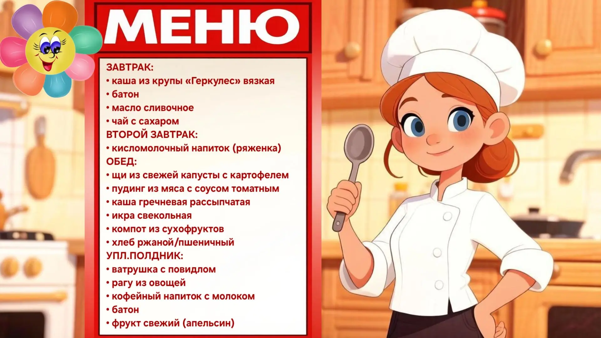 Наши любимые повара, как настоящие волшебницы, приготовили для ребят невероятно аппетит...