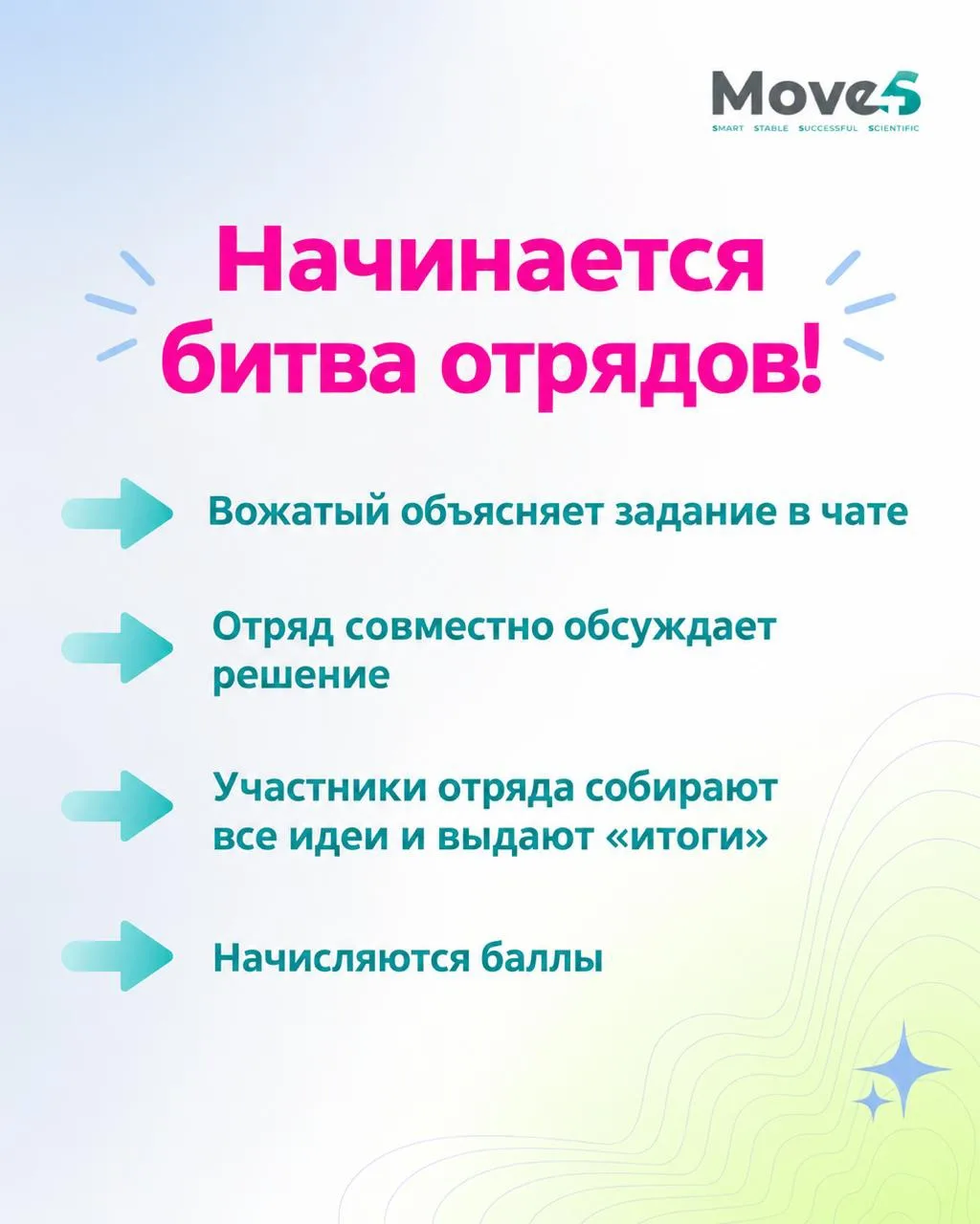У нас началась битва отрядов 🔥