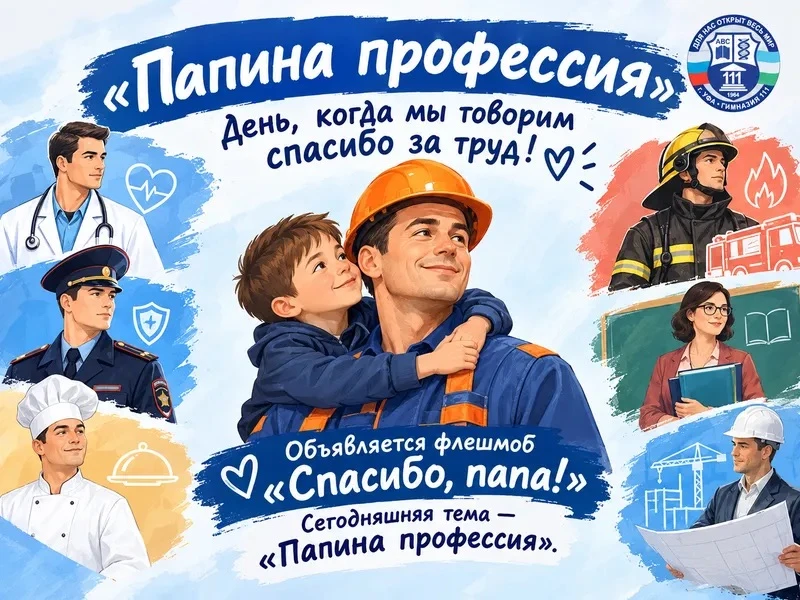 🔥 «Папина профессия»: день, когда мы говорим спасибо за труд! 🔥
