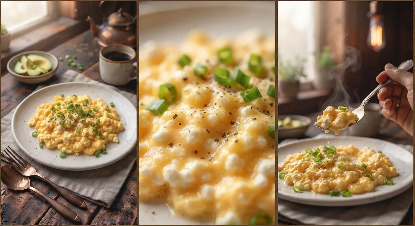 🍳  Скрэмбл с творогом