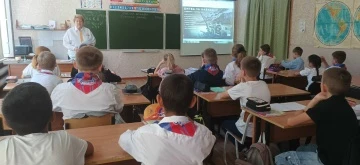 В Головатовской школе прошла Лента времени «442 шага к Победе»