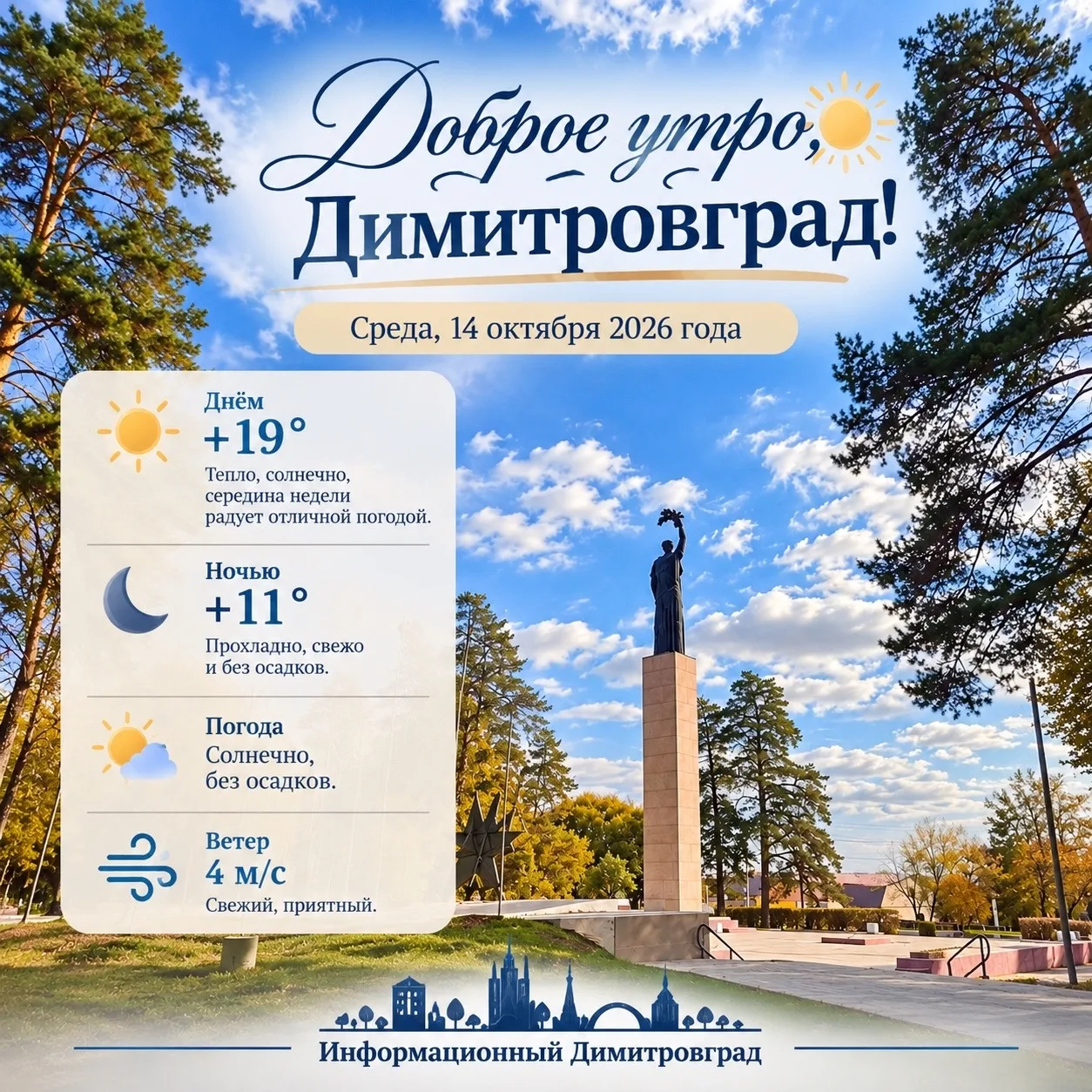 Доброе утро, Димитровград! ☀️