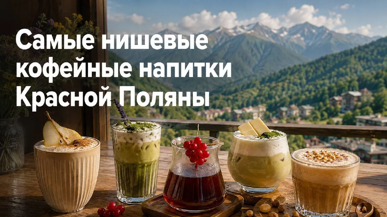 Самые нишевые кофейные напитки Красной Поляны
