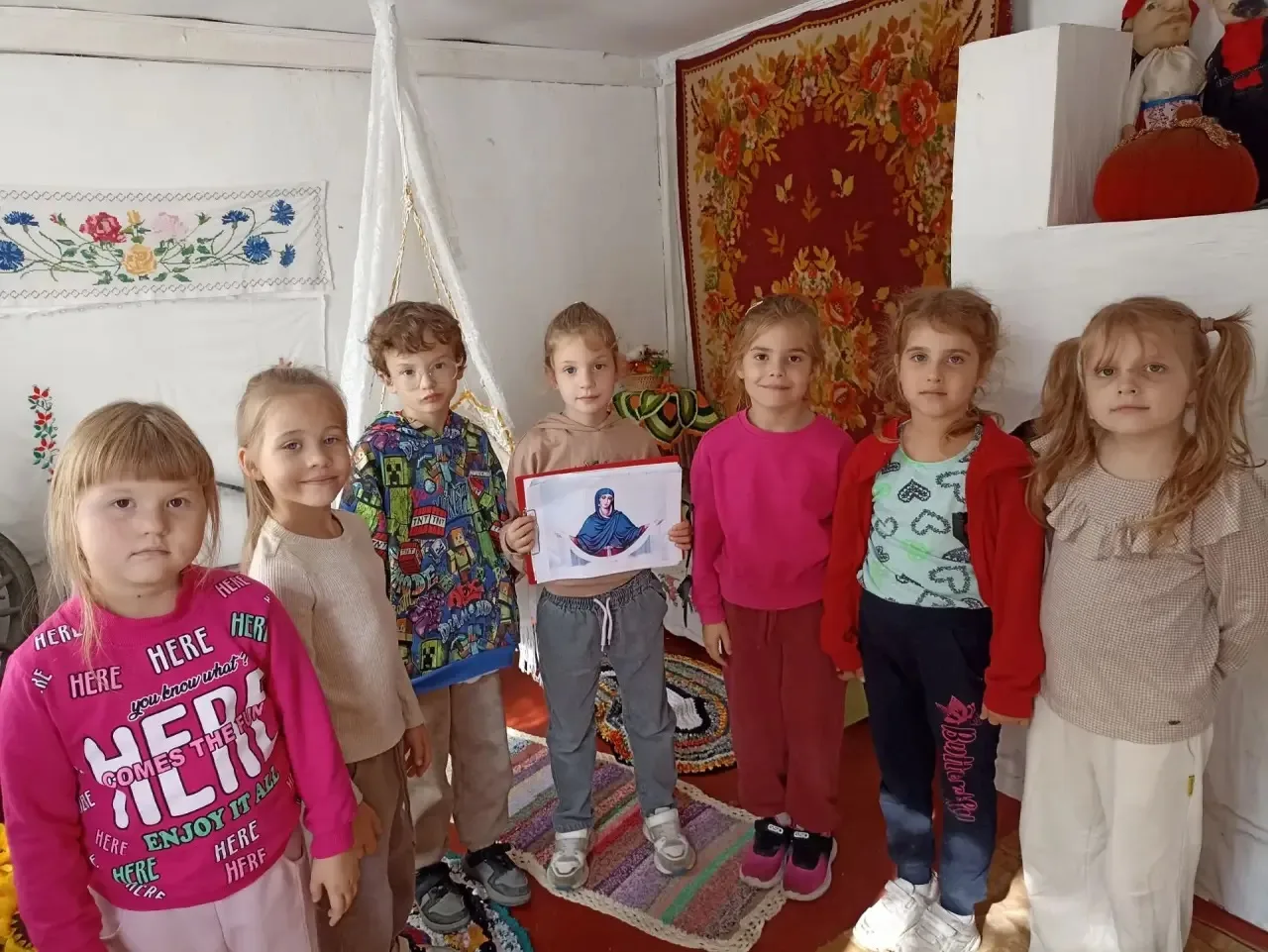 Вчера 14 октября в детском саду №16 села Киевского прошла познавательная беседа "Покров...
