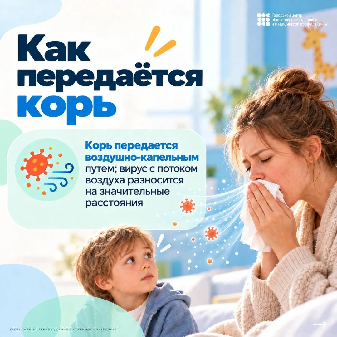 Как передается корь? Подробнее в карточках.