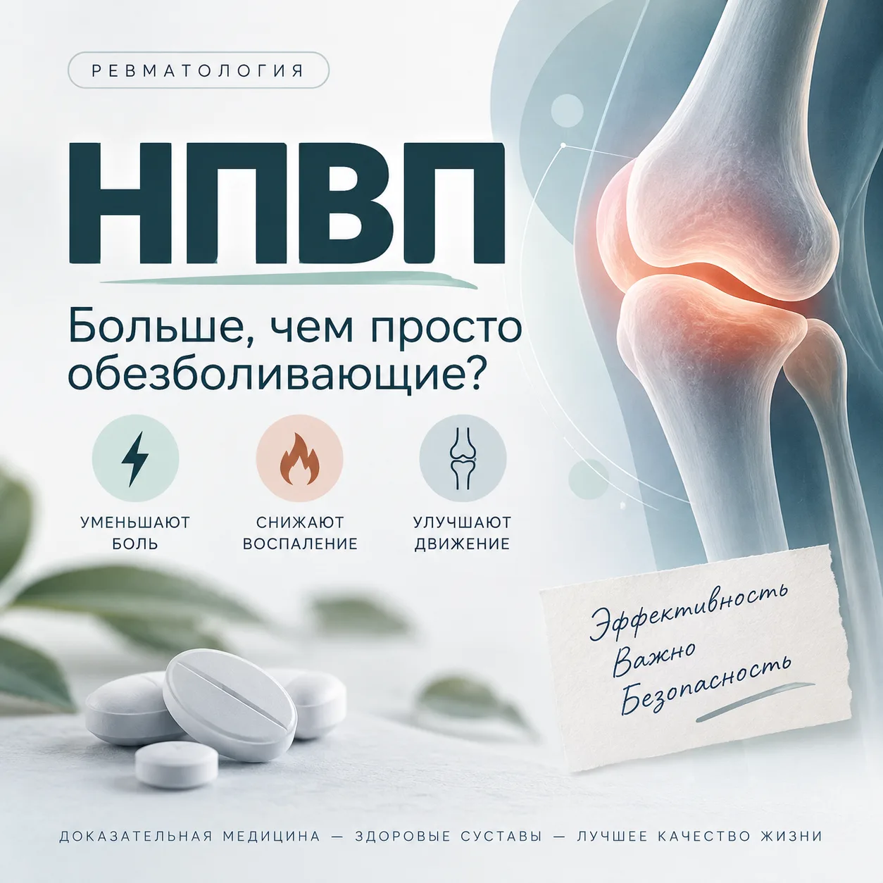 НПВП в ревматологии: обезболить — не значит лечить болезнь