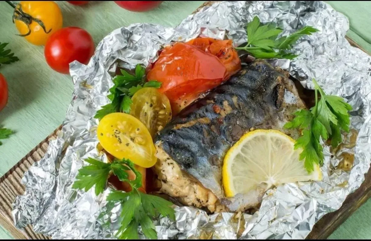 Скумбрия запечённая