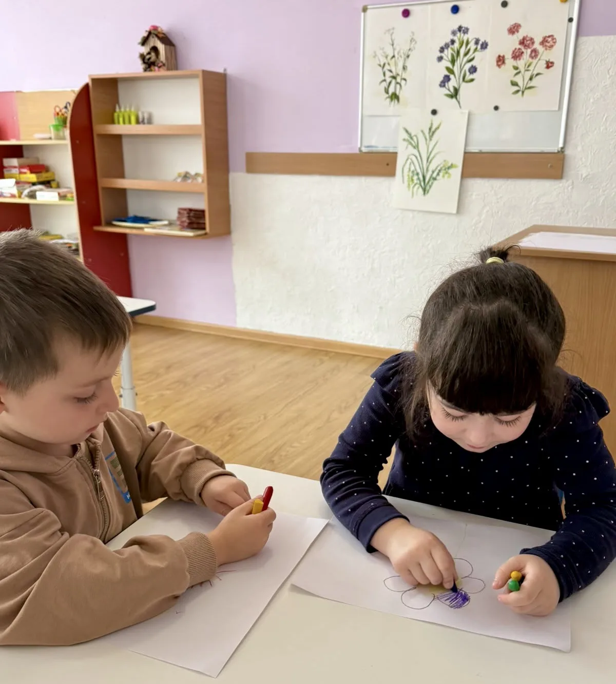 🌸 Юные художники в деле!