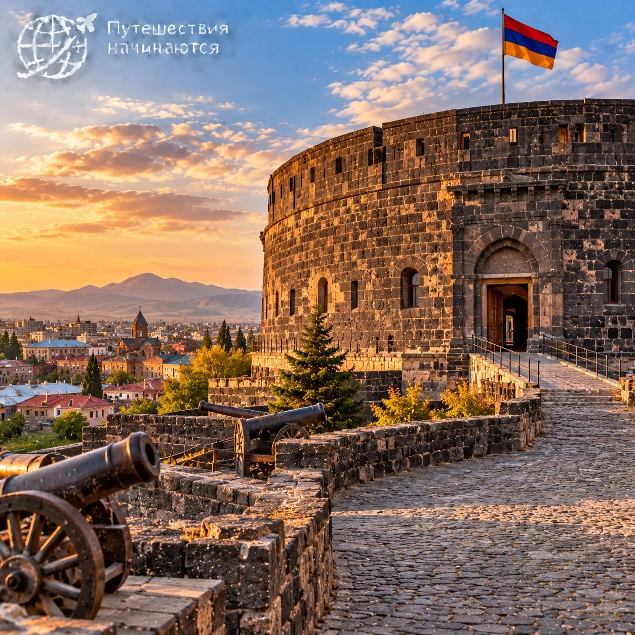 🏰 Чёрная крепость — Гюмри, Армения 🇦🇲