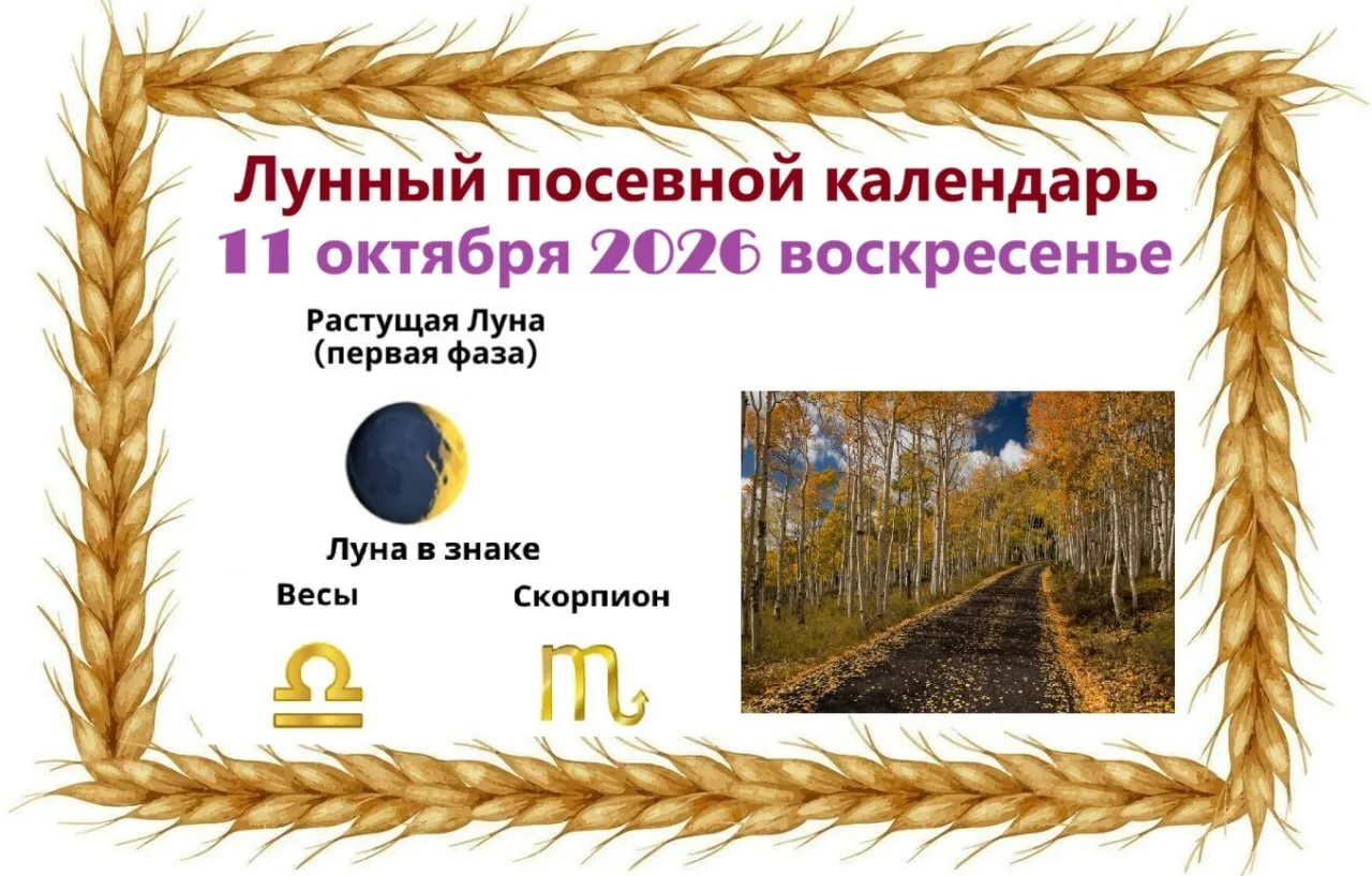 1️⃣1️⃣ октября, воскресенье