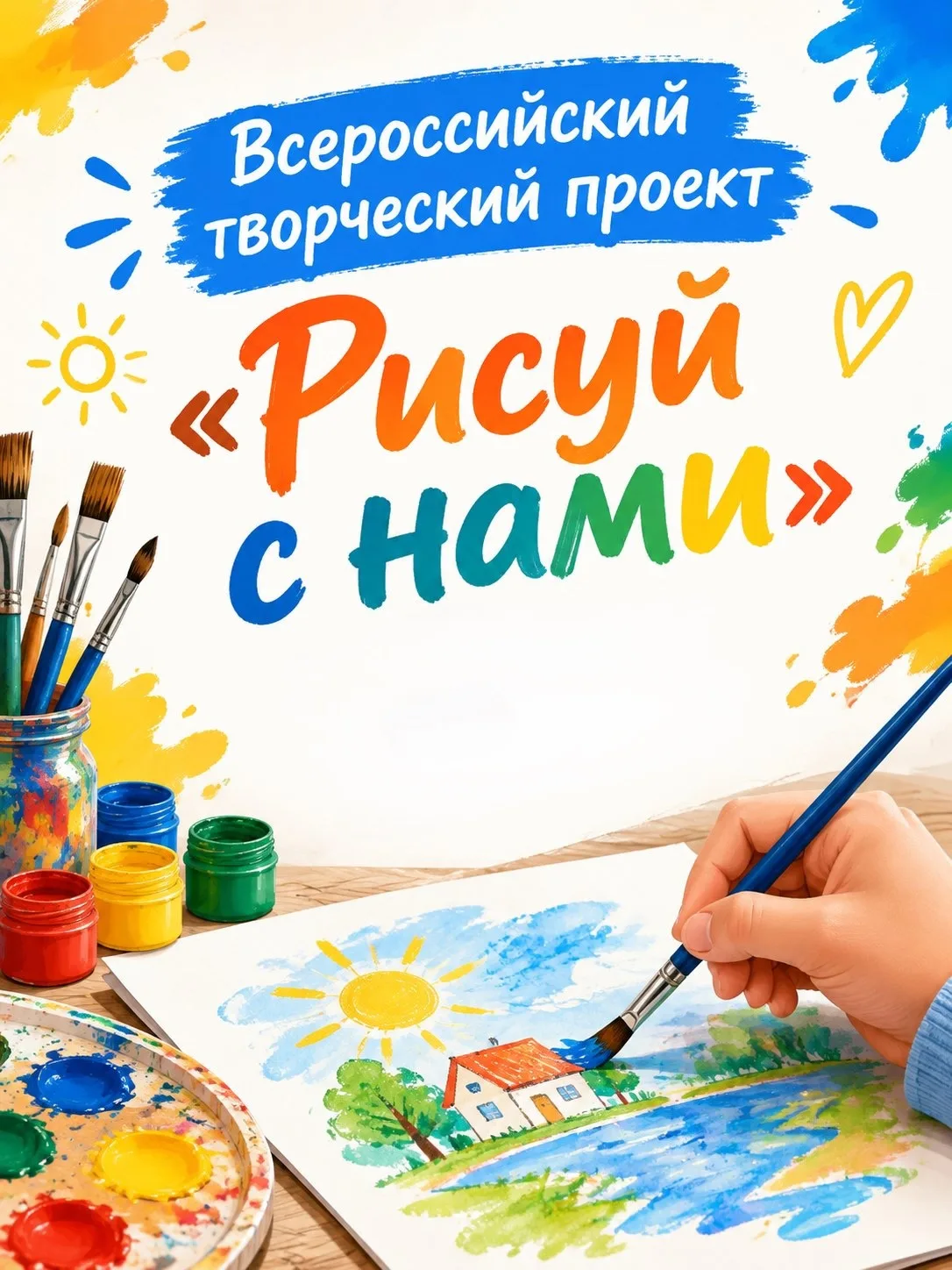 🇷🇺 Всероссийский творческий проект «Рисуй с нами» приглашает к участию.