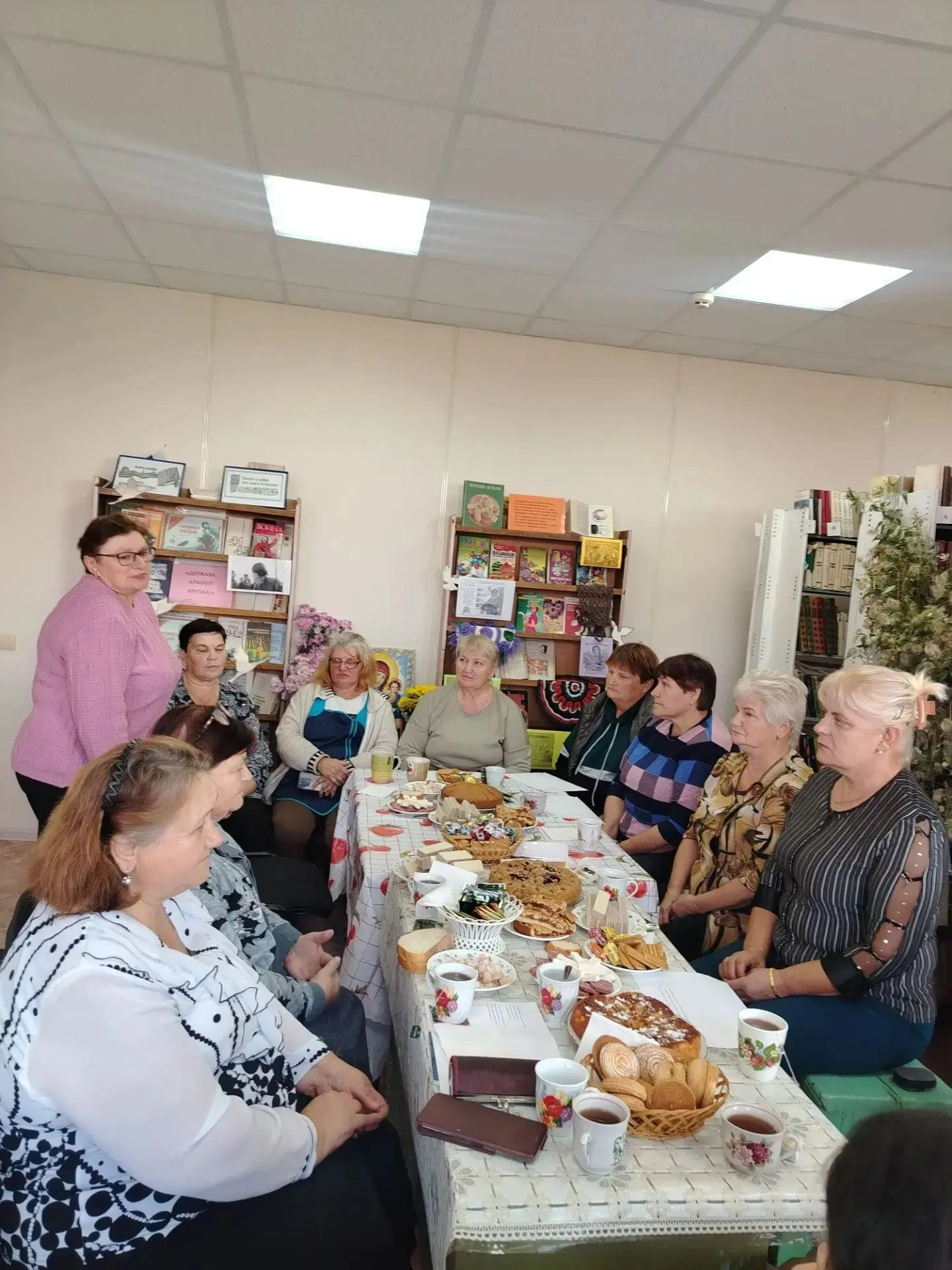 🍂15 октября в Краснологской сельской библиотеке прошёл литературно‑музыкальный вечер «...