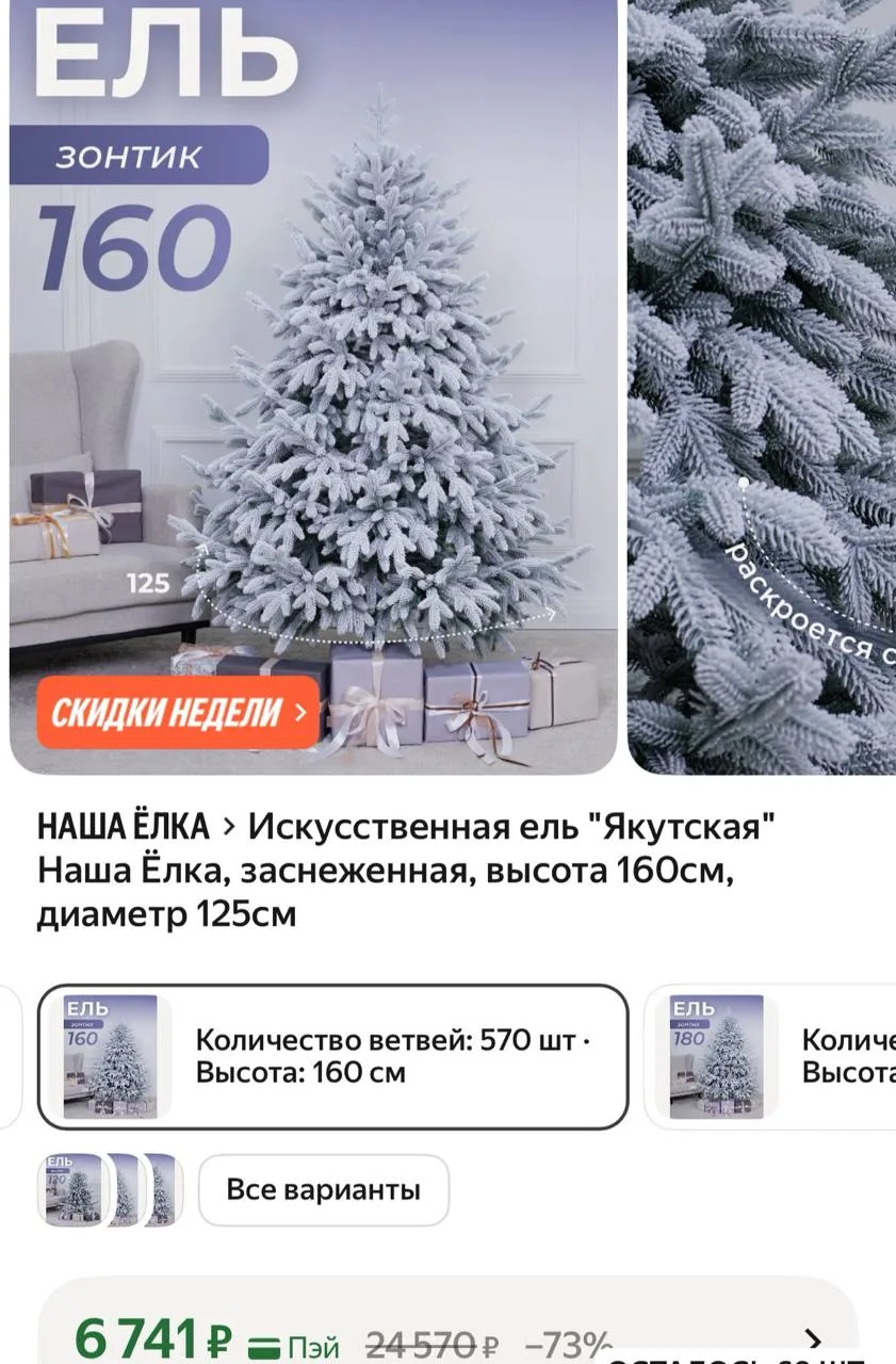 Вы видели цену на эту елку?