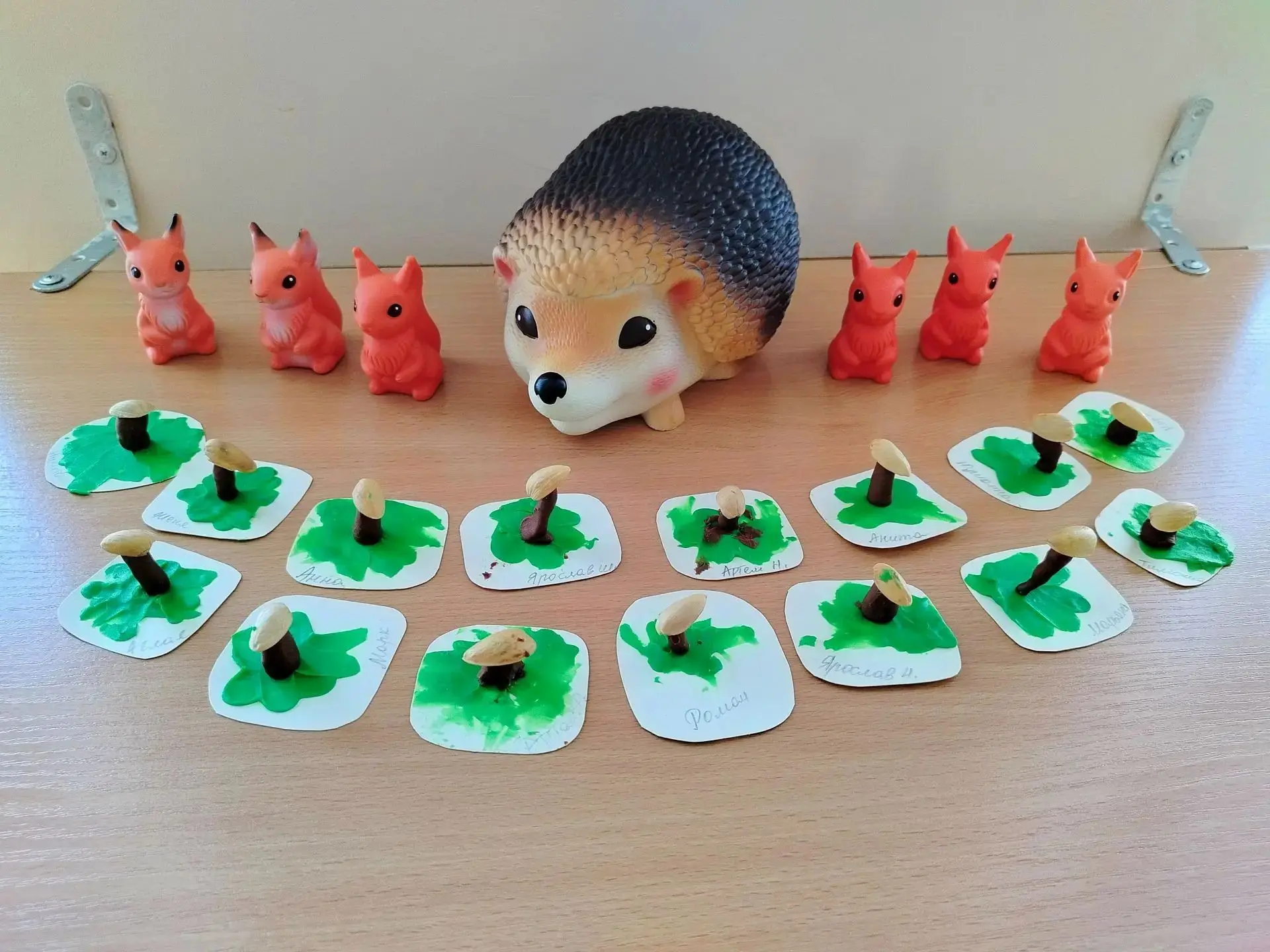 🍄‍🟫Грибная поляна для лесных жителей🦔 🐿️