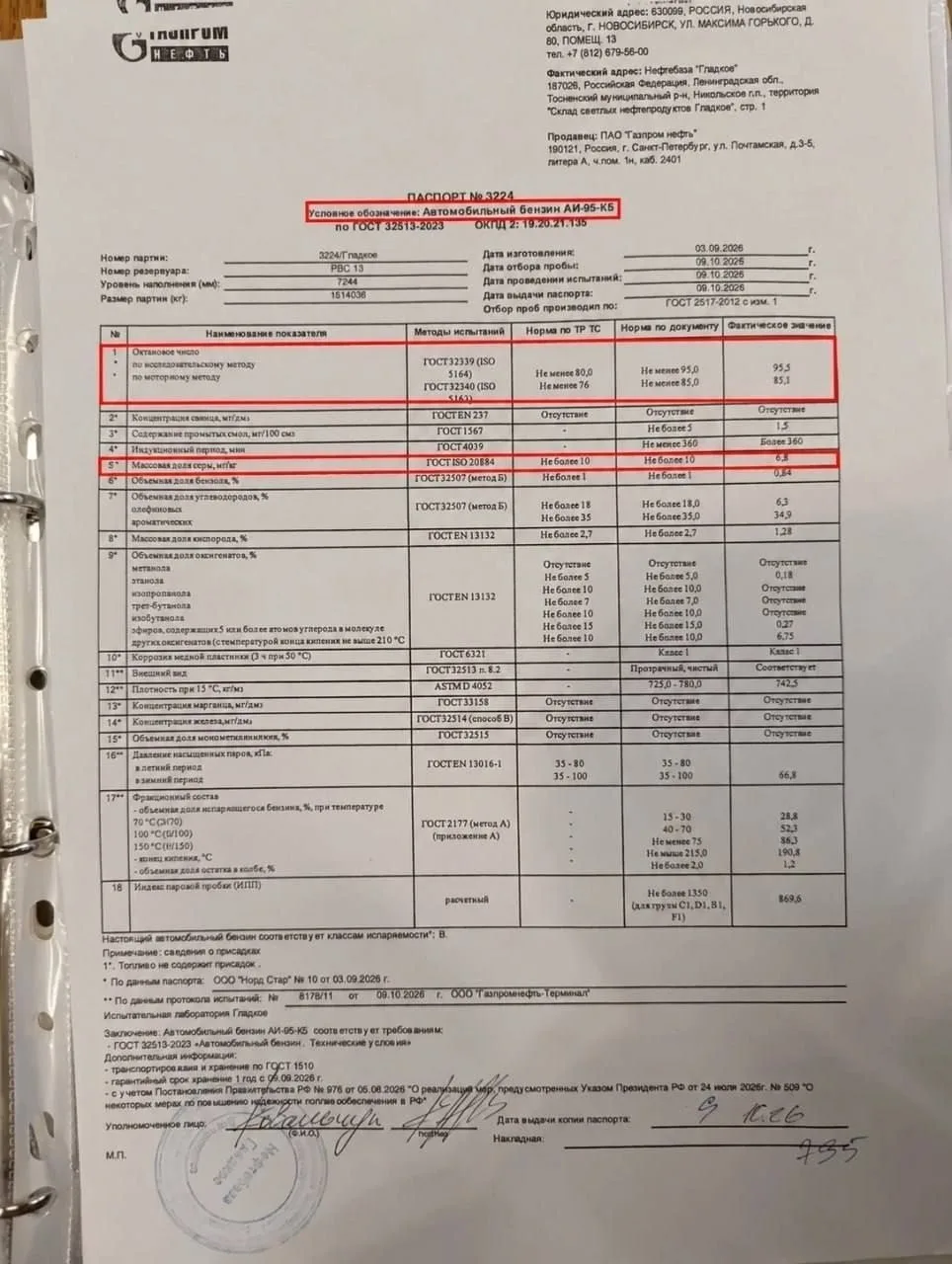 В Петербурге начали продавать бензин, который может убить двигатель