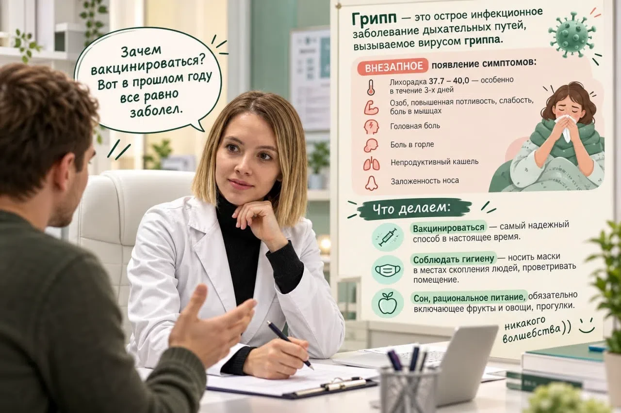 Продолжим про грипп и вакцинацию.