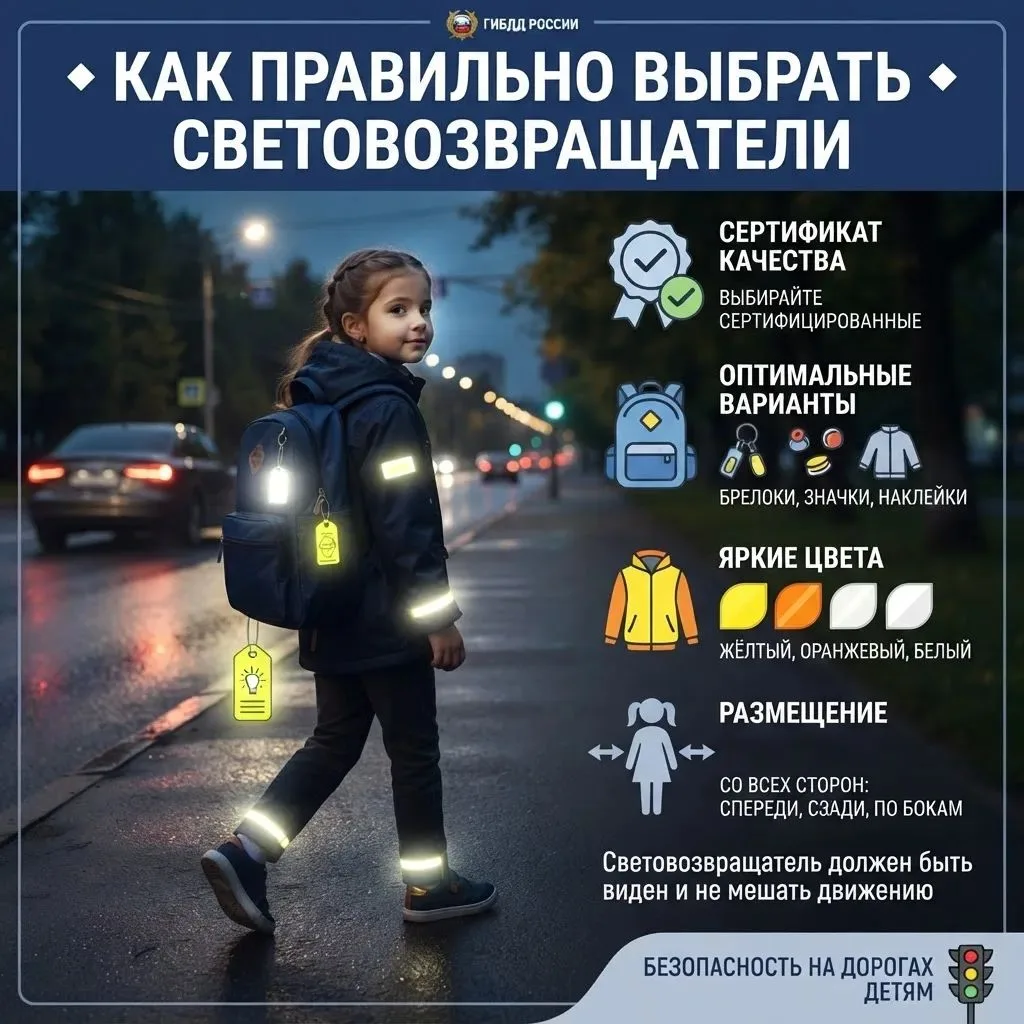 Световозвращатели — модно и безопасно 🍁