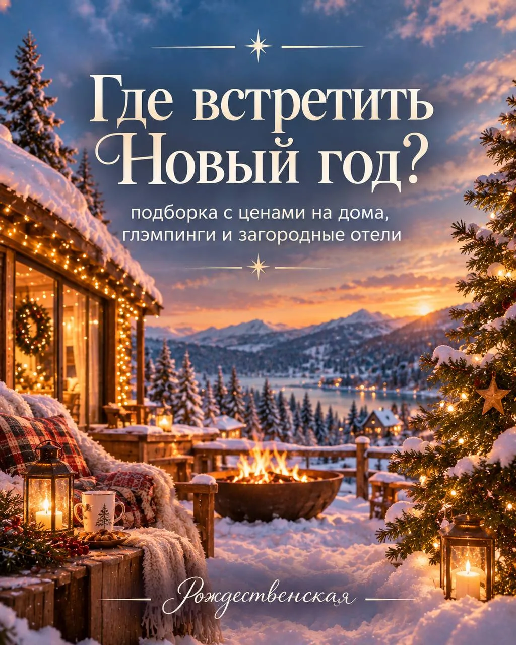 🎄 Где встретить Новый год в Татарстане и рядом? Собрала для вас подборку с ценами на д...