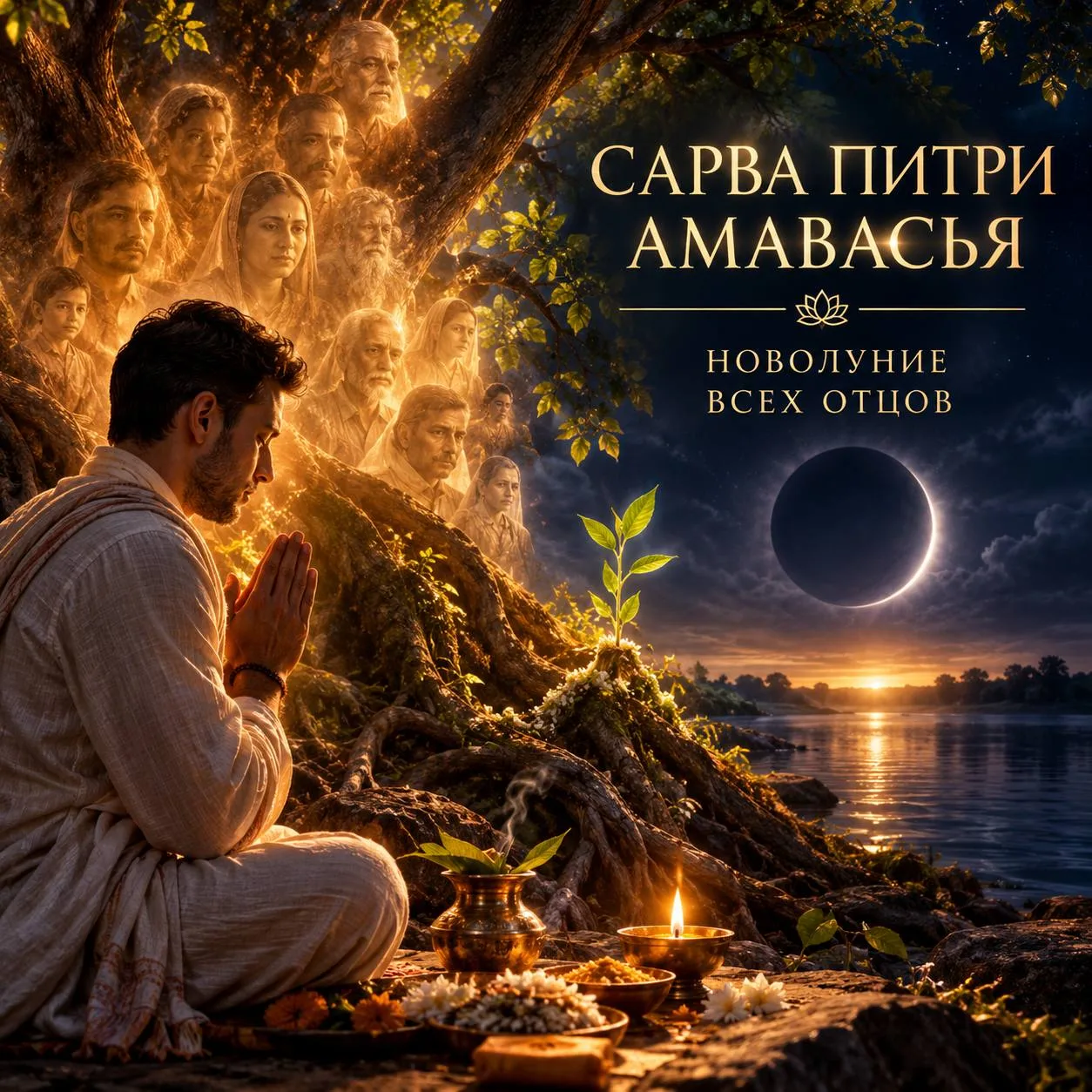 🪔 САРВА ПИТРИ АМАВАСЬЯ — НОВОЛУНИЕ ВСЕХ ОТЦОВ🙏