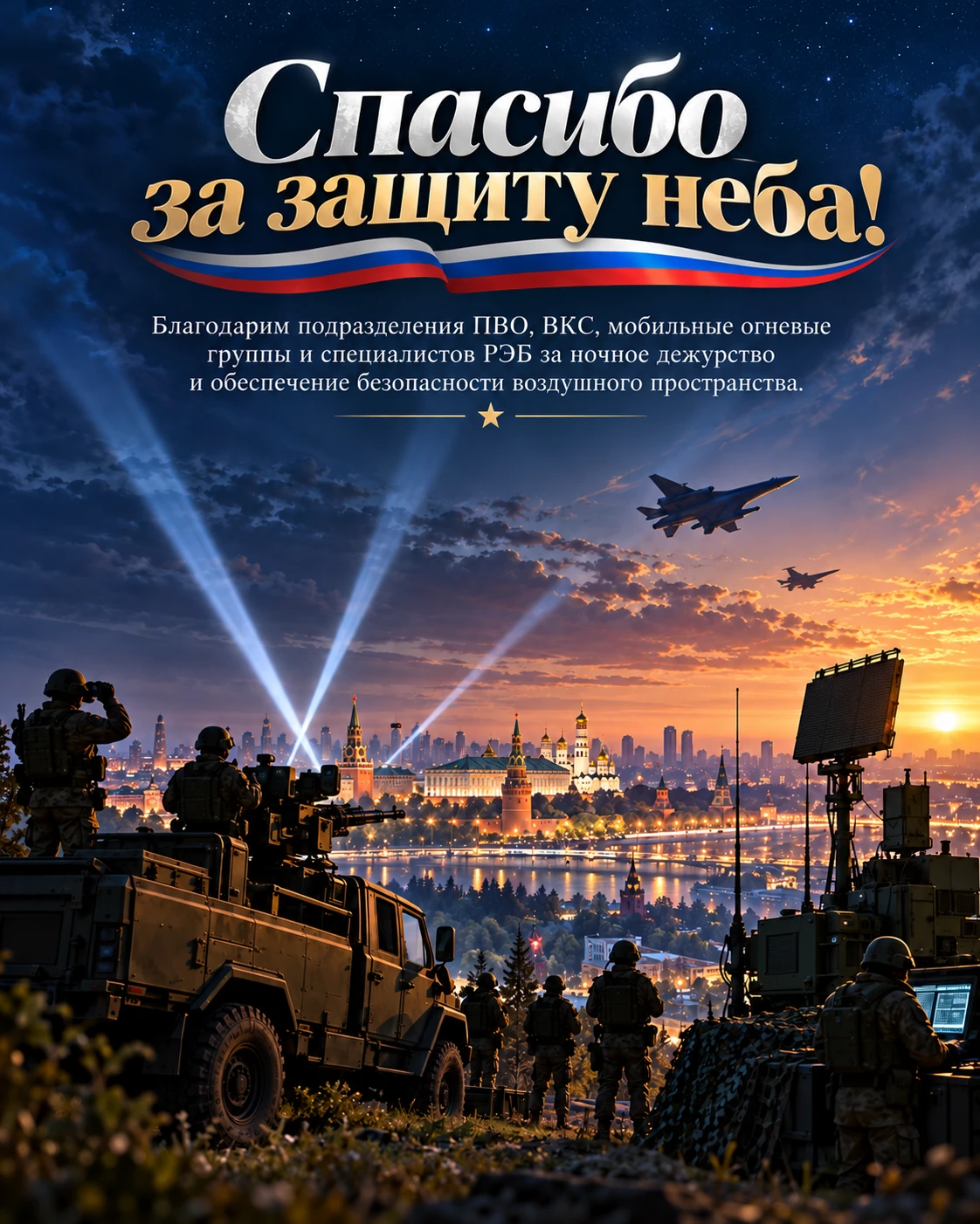 🇷🇺 СПАСИБО ЗА ЗАЩИТУ НАШЕГО НЕБА! 🫡