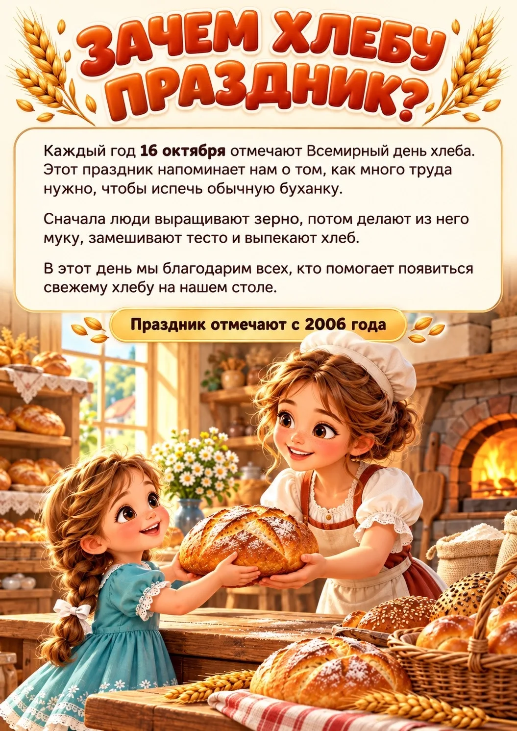 ...К хлебу всё имеет отношение, -