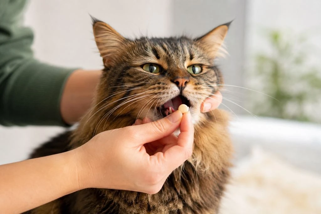 Полезный лайфхак: «Как приучить кота к таблеткам без борьбы» 💊🐱