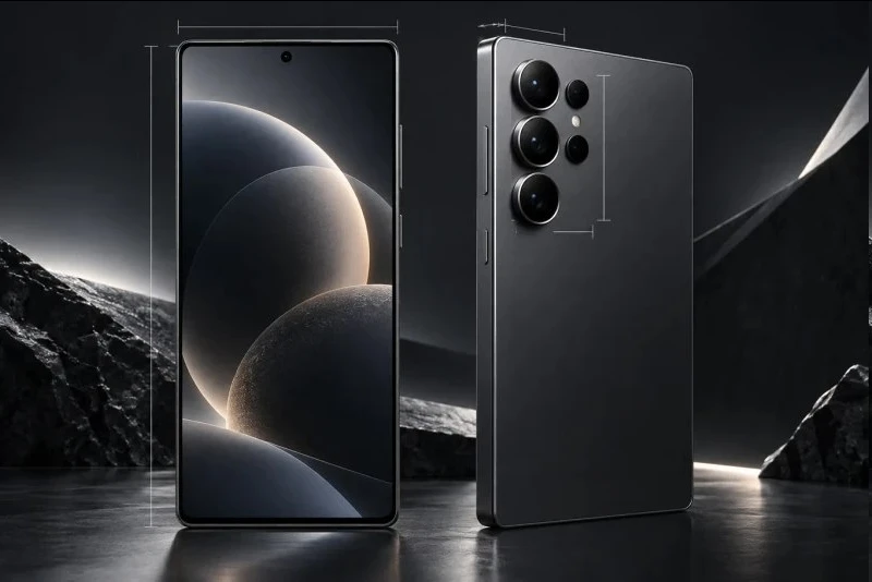 Инсайдер раскрыл точные габариты Galaxy S27 Ultra: рамки станут тоньше, а блок камер ма...