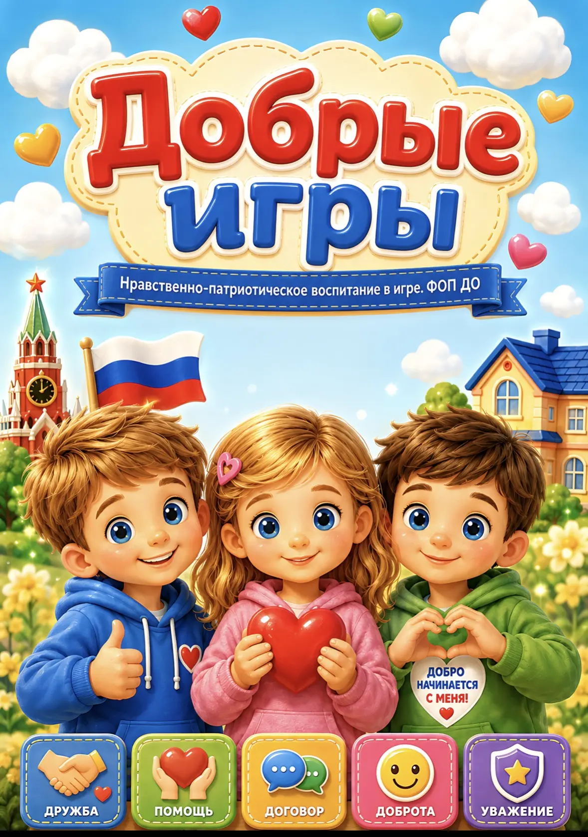 💫Продолжаем реализацию нашего проекта «Добрые игры»!