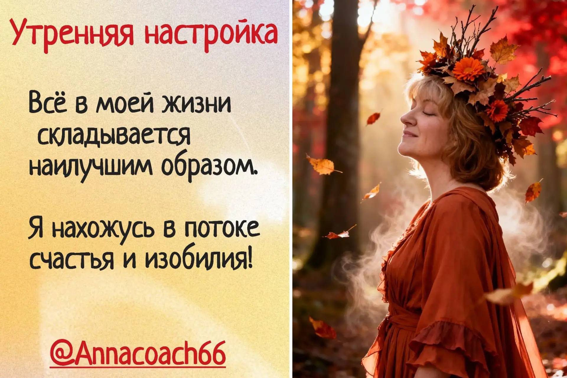 ⚜️НАСТРОЙ на позитивные события дня.