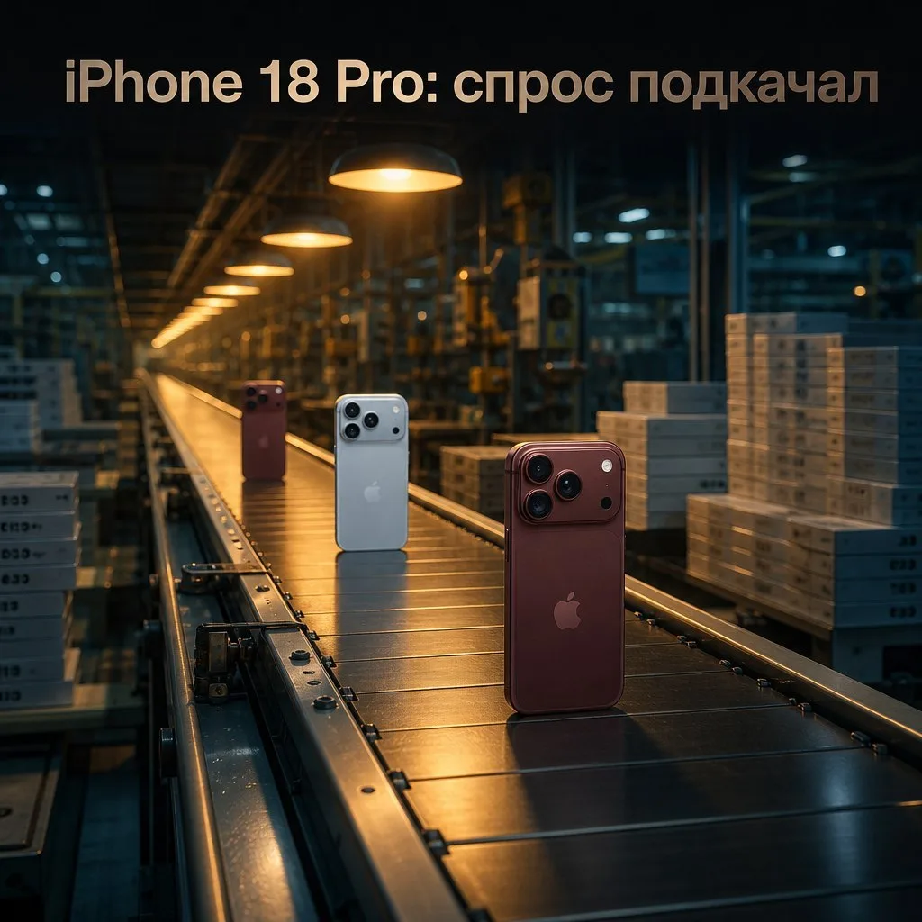 Apple снижает производство iPhone 18 Pro